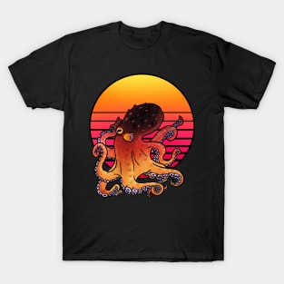 Octopus vaporwave t-shirt T-Shirt